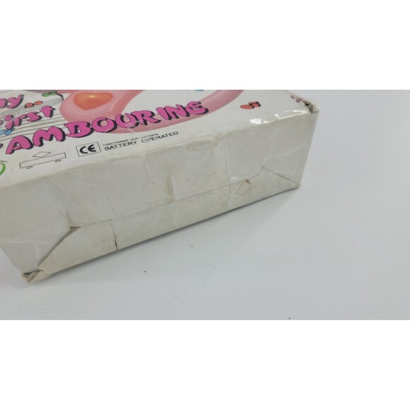 Vintage 90s My First Tambourine Toy by Smile Non-Working Kitsch Rare Novelty Toy - Picture 9 of 12